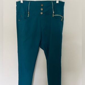 Bae City Teal colored leggings 1x